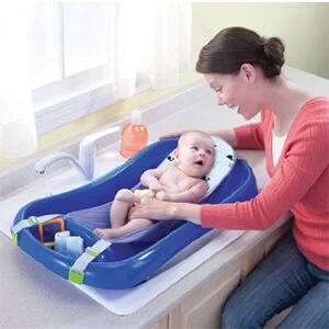 baby bath tub with sling